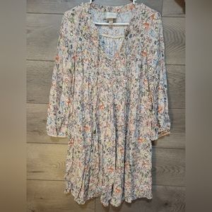 Knox Rose Long Sleeved Boho Floral Dress